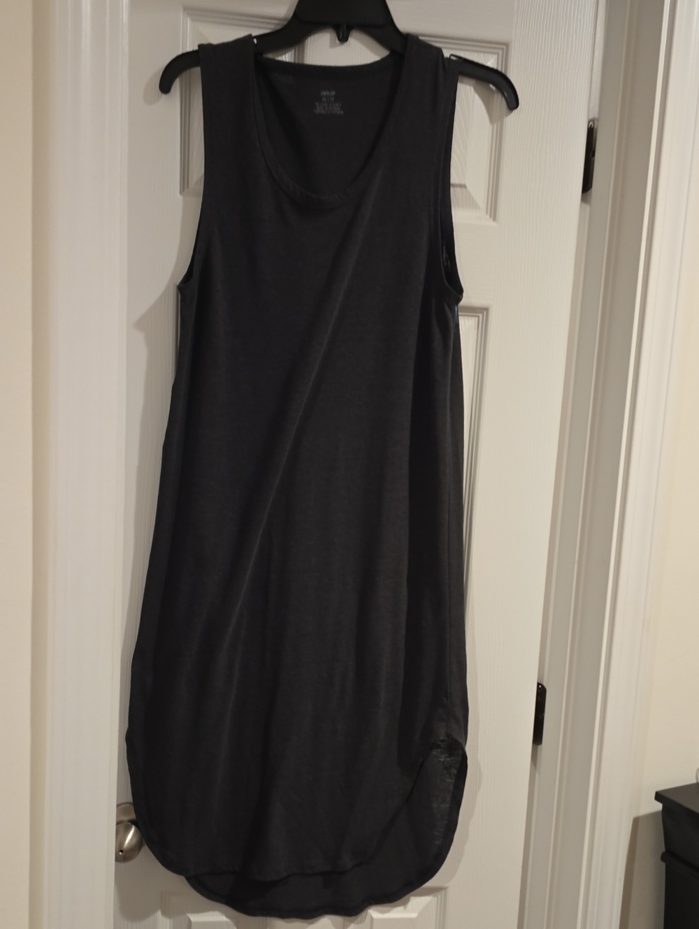 aerie Charcoal Sleeveless Maxi Tank Dress